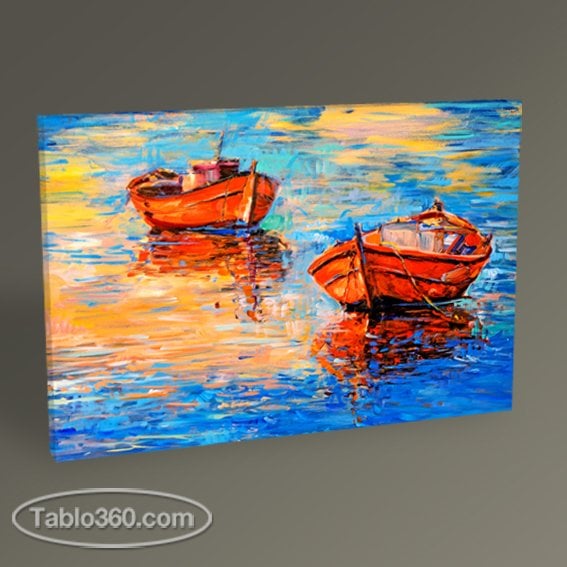 Kırmızı Balıkçı Tekneleri Tablo