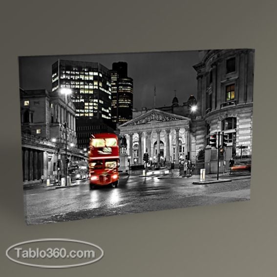 London Red Bus Tablo