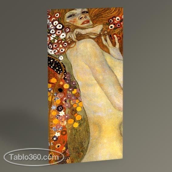 Gustav Klimt Su Yılanları II Tablo