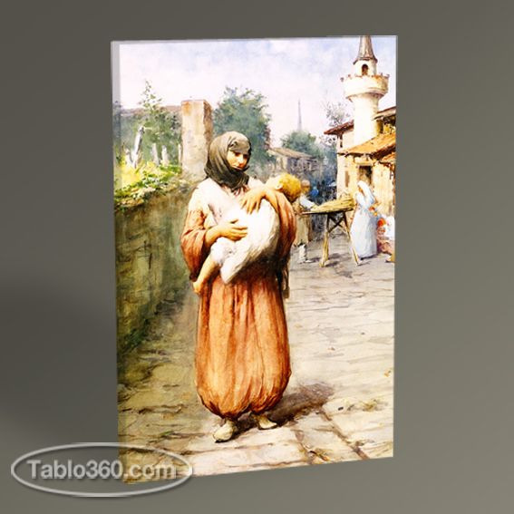 Fausto Zonaro Çingene İle Çocuğu