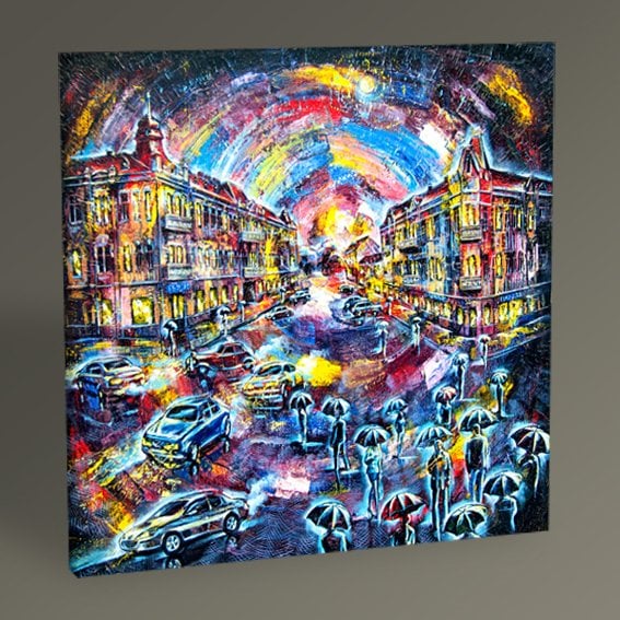 Şehir Manzarası Tablo