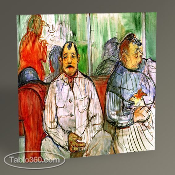 Henri de Toulouse-Lautrec Monsieur, Madame and the Dog