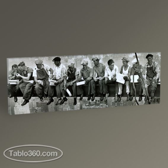 New York İşçiler Panorama Tablo