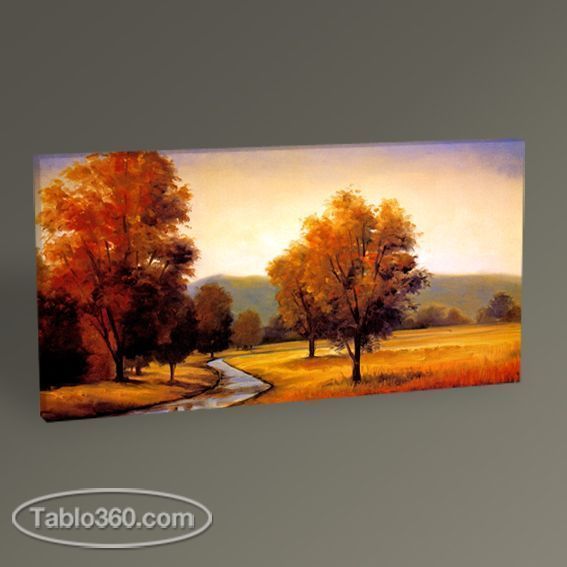 Ormanda Gün Batımı Tablo