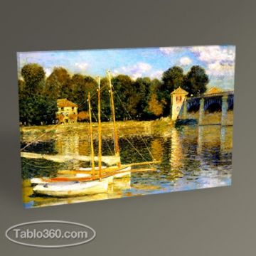 Claude Monet Argenteuil'de Köprü Tablo