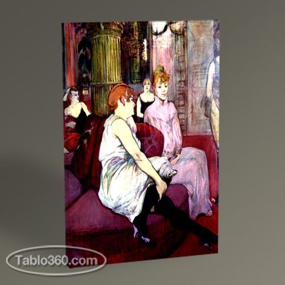 Henri de Toulouse-Lautrec The Salon in the Rue des Moulins