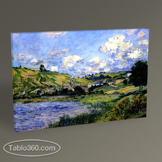 Claude Monet Vetheuil Tablo