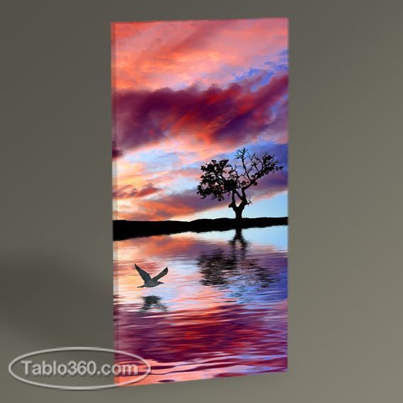 Kızıl Manzara Tablo