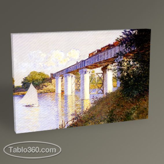 Claude Monet Argenteuil'de Tren Köprüsü