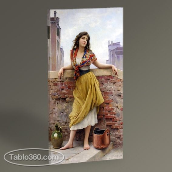 Eugene De Blaas-Su Taşıyıcısı Tablo