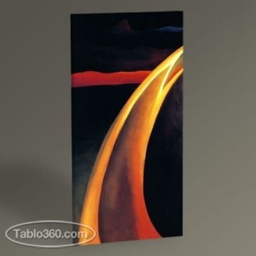Georgia O'Keeffe Orange and Red Streak