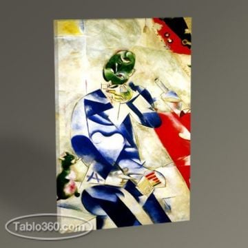 Marc Chagall Half Past Three Tablo