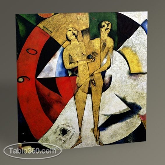 Marc Chagall Homage to Apollinaire Tablo