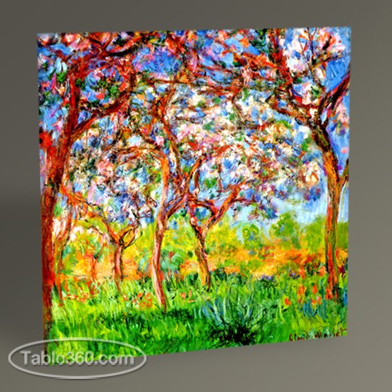 Claude Monet Giverny'de İlkbahar Tablo