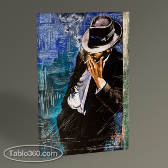 Man With a Cigarette Tablo
