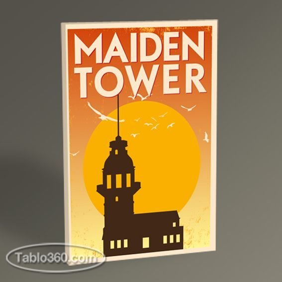 İstanbul Kız Kulesi Tablo