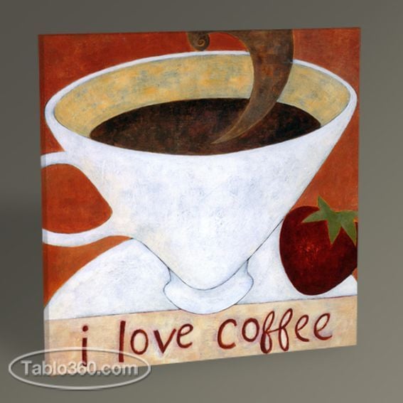 I Love Coffee Tablo