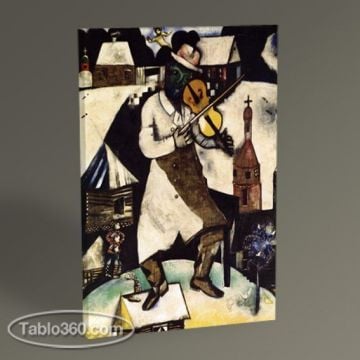 Marc Chagall The Fiddler Tablo