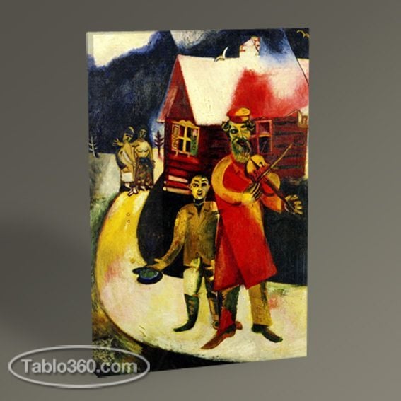Marc Chagall The Fiddler Tablo