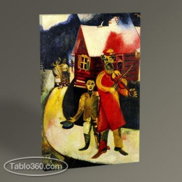 Marc Chagall The Fiddler Tablo
