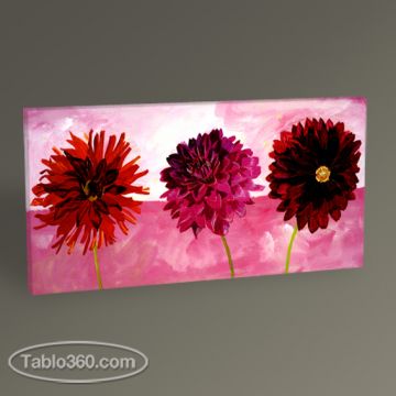 Dahlias Vermillion Tablo