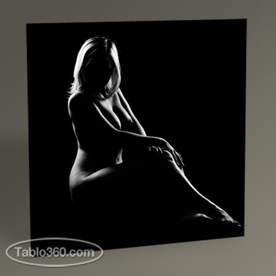 Beautiful Women Silhuette Tablo