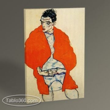 Egon Schiele Selbstbildnis Tablo