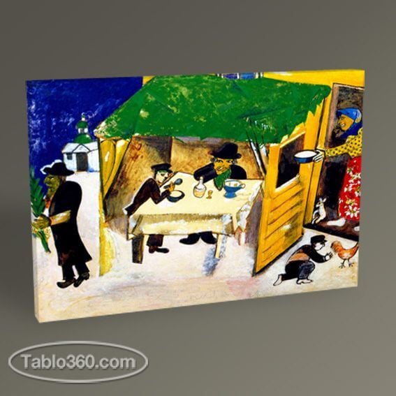 Marc Chagall The Poet Reclining Tablo