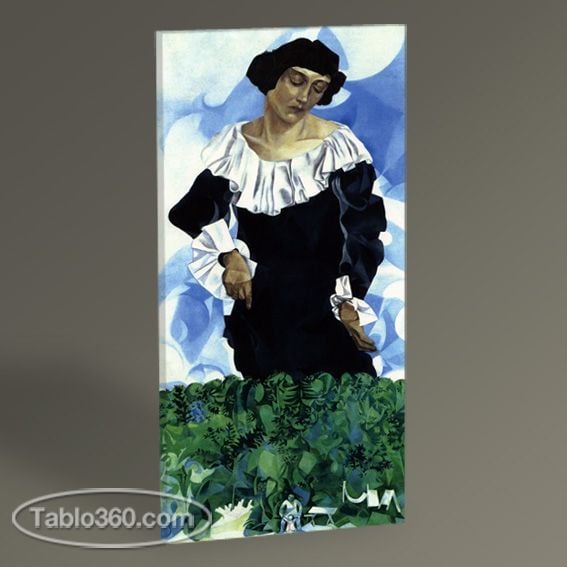 Marc Chagall Bella with White Collar Tablo