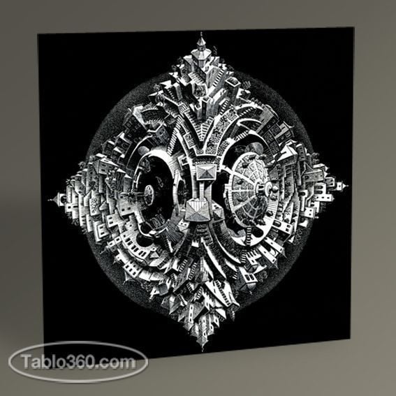 MC Escher Tetrahedral Planetoid