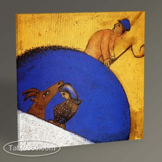 Marc Chagall Peasant Life Tablo