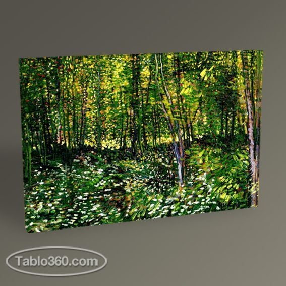 Vincent Van Gogh Ağaçlar Tablo