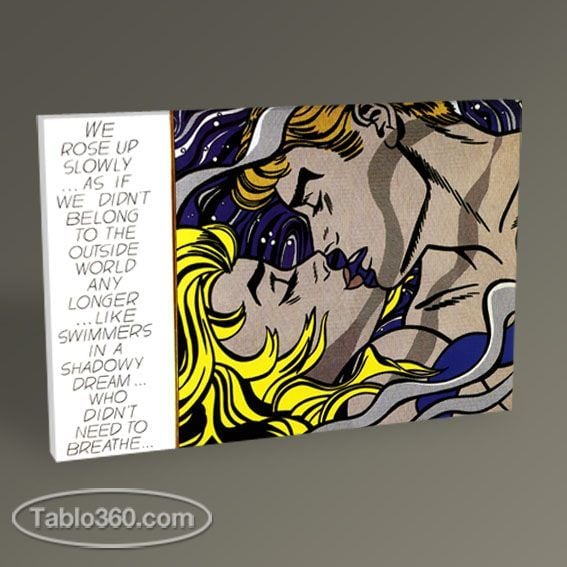Roy Lichtenstein We Rose Up Slowly Tablo
