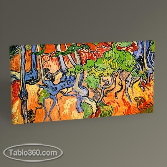 Vincent Van Gogh Ağaç ve Kökleri Tablo