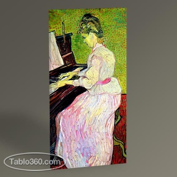 Vincent Van Gogh Piyano Çalan Kadın Tablo