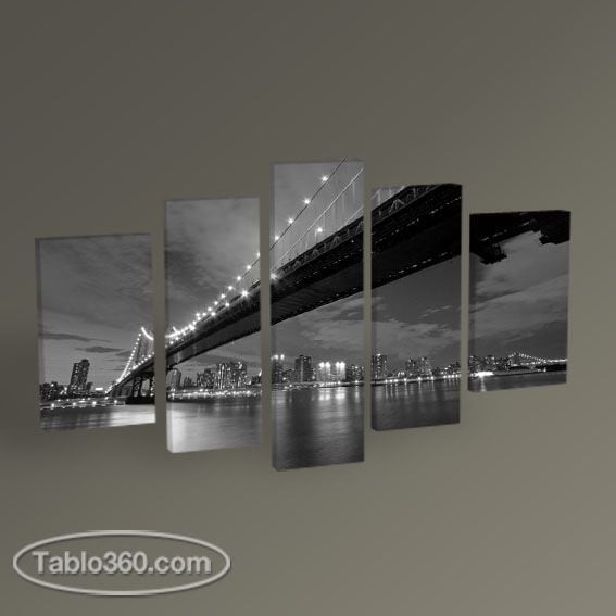 New York Manhattan Bridge Tablo