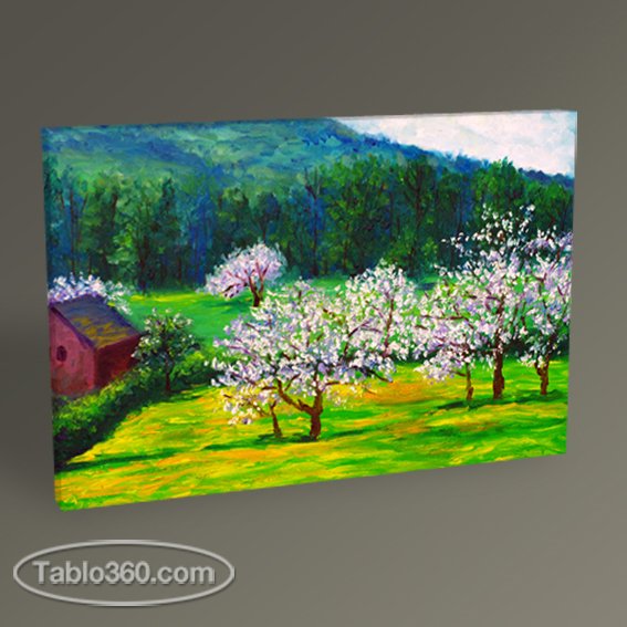 Bahar Manzarası Tablo