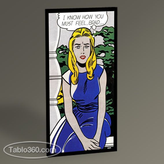 Roy Lichtenstein I Know...Brad,1963 Tablo