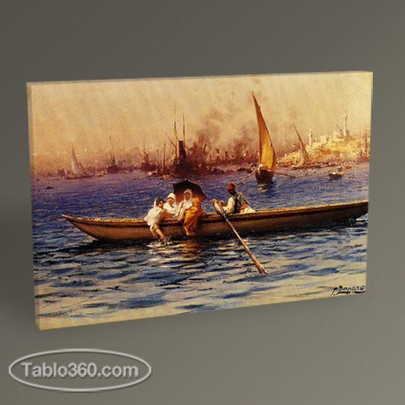 Fausto Zonaro Kayıkta Sefa Tablo