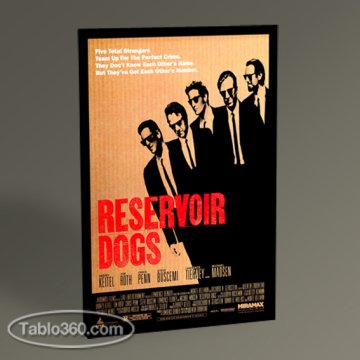 Rezarvuar Köpekleri Film Afişi Tablo