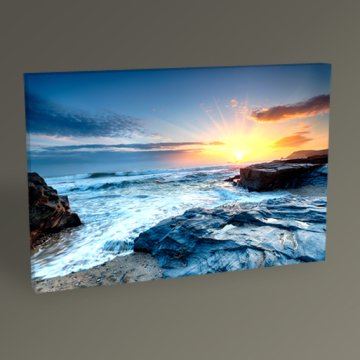 Gün Batımı ve Dalgalar Tablo