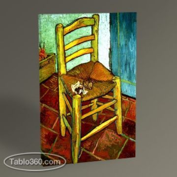 Vincent Van Gogh Piposuyla Vincet'in Sandalyesi