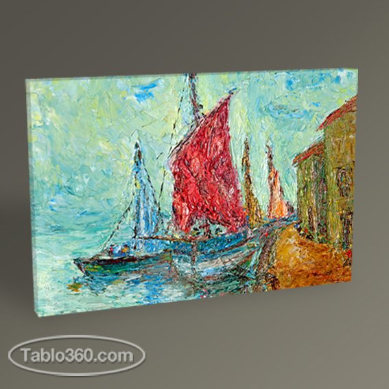 Yağlı Boya Tekne Tablo