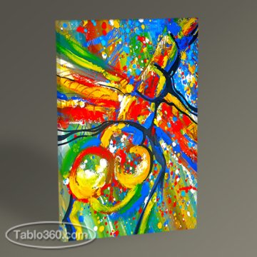 Renkli Soyut Tablo