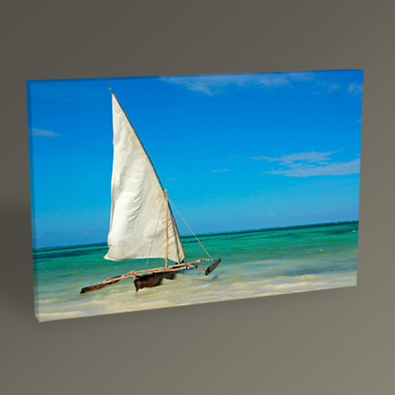 Ahşap Yelkenli Tablo