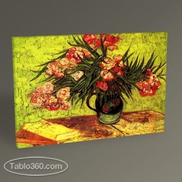 Vincent Van Gogh-Vase With Oleanders and Books