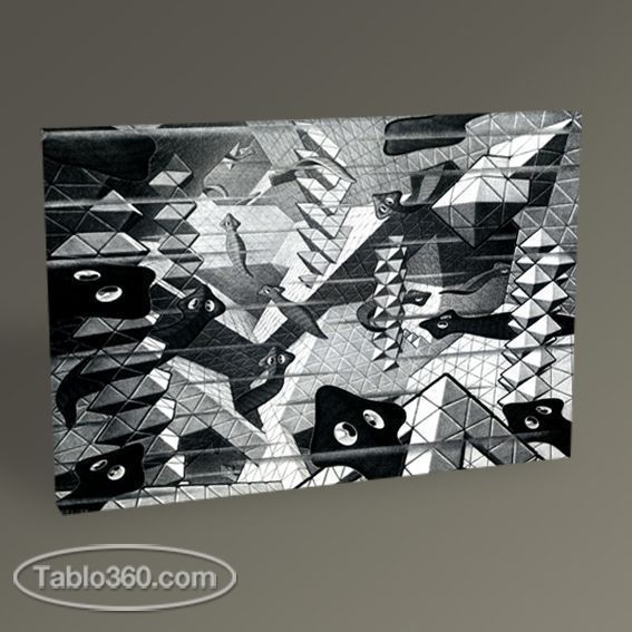 MC Escher Flat Worms