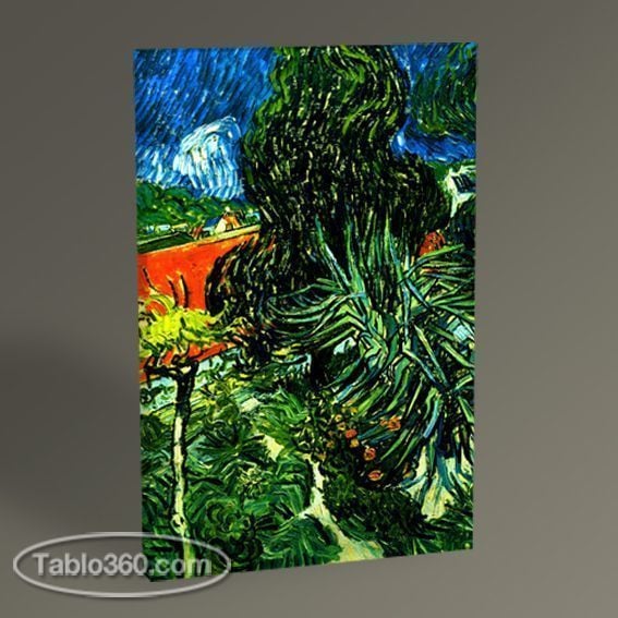 Vincent Van Gogh  Auvers'de Bahçe Tablo