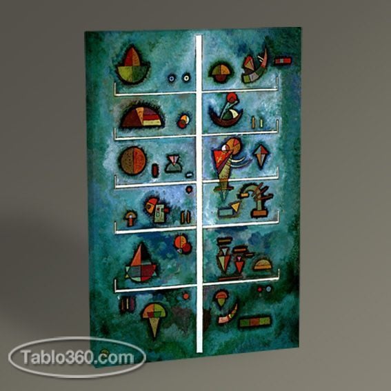 Wassily Kandinsky Storeys Tablo