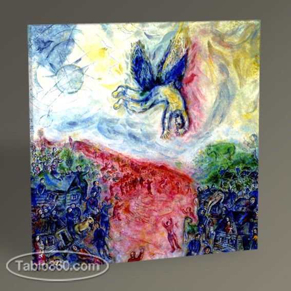 Marc Chagall The Fall of Icarus Tablo
